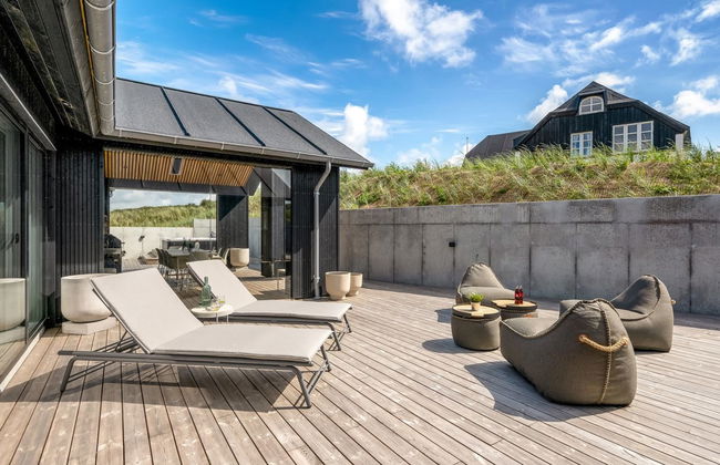Casa con 4 camere da letto a Ringkøbing con piscina privata e terrazza - Foto 16