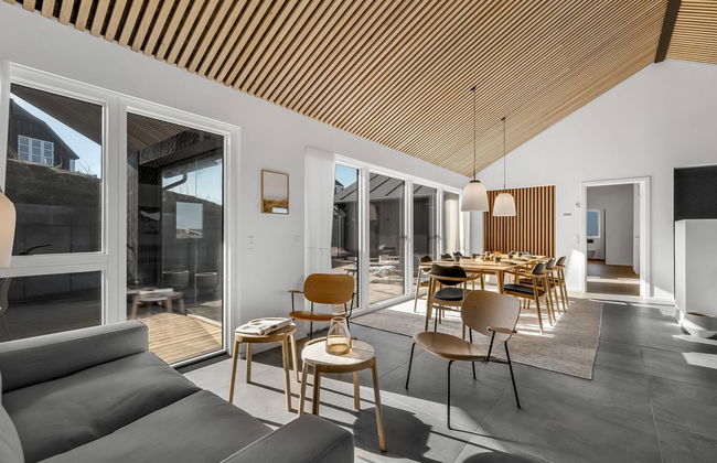 Casa con 4 camere da letto a Ringkøbing con piscina privata e terrazza - Foto 47