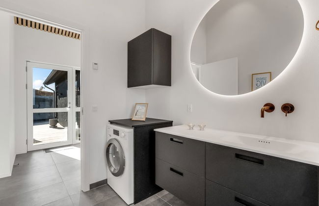 Casa con 4 camere da letto a Ringkøbing con piscina privata e terrazza - Foto 9