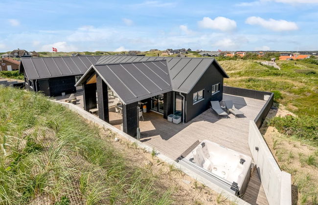 Casa con 4 camere da letto a Ringkøbing con piscina privata e terrazza - Foto 18