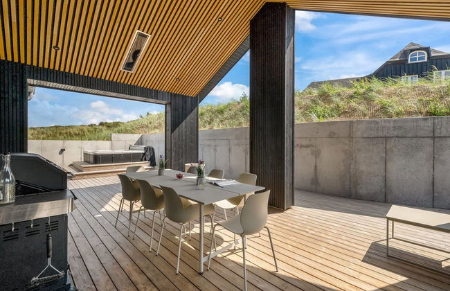 Casa con 4 camere da letto a Ringkøbing con piscina privata e terrazza - Foto 31