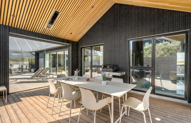 Casa con 4 camere da letto a Ringkøbing con piscina privata e terrazza - Foto 28