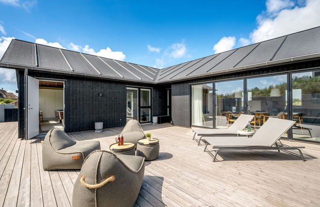 Casa con 4 camere da letto a Ringkøbing con piscina privata e terrazza - Foto 33