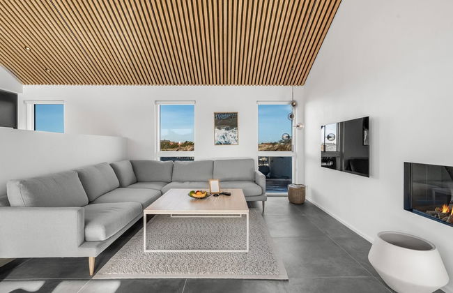 Casa con 4 camere da letto a Ringkøbing con piscina privata e terrazza - Foto 38