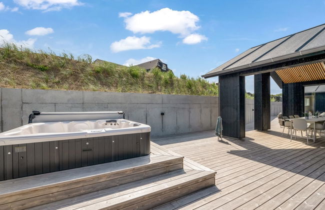 Casa con 4 camere da letto a Ringkøbing con piscina privata e terrazza - Foto 32