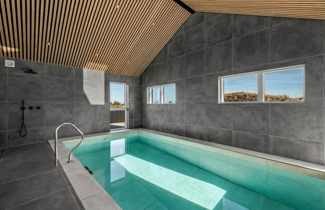 Casa con 4 camere da letto a Ringkøbing con piscina privata e terrazza - Foto 40