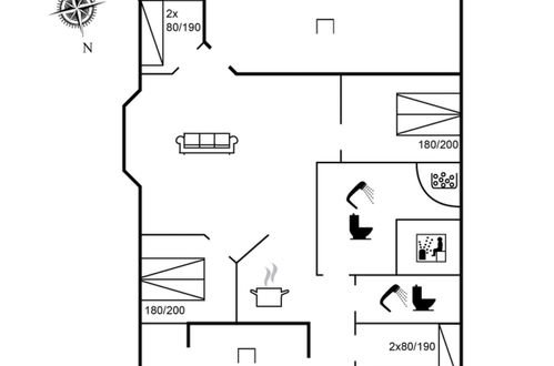 Foto 24 - Casa de 4 quartos em Væggerløse com terraço e sauna