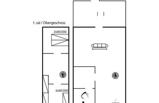 Foto 2 - Casa de 2 quartos em Hvide Sande com terraço