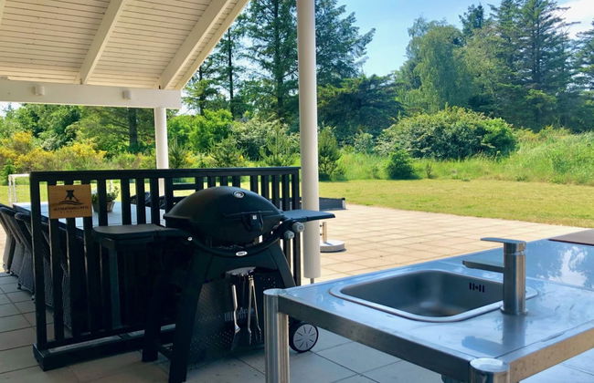 Casa de 4 quartos em Blokhus com piscina privada e terraço - Foto 7