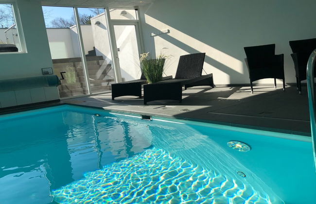 Casa de 4 quartos em Blokhus com piscina privada e terraço - Foto 30