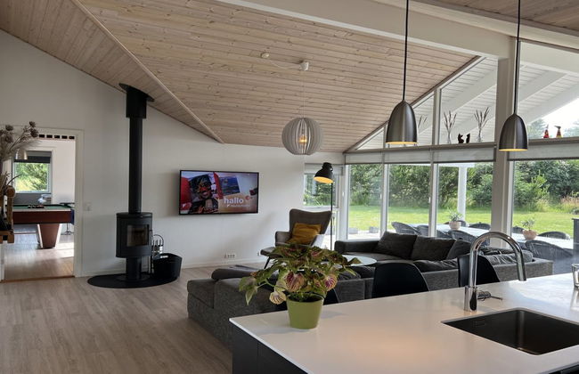 Casa de 4 quartos em Blokhus com piscina privada e terraço - Foto 14
