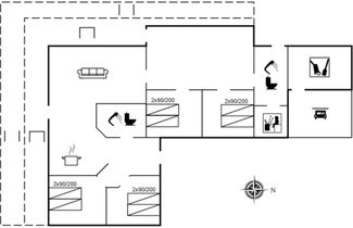 Foto 2 - Casa de 4 quartos em Hvide Sande com terraço e sauna
