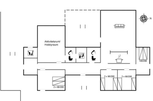 Foto 42 - Casa con 4 camere da letto a Blåvand con terrazza e sauna