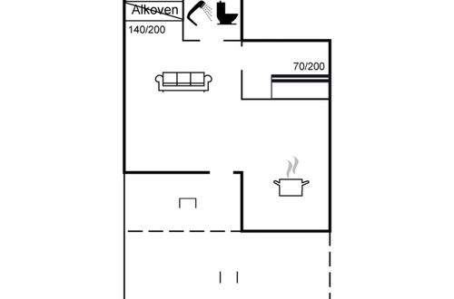 Foto 28 - Haus mit 1 Schlafzimmer in Thisted