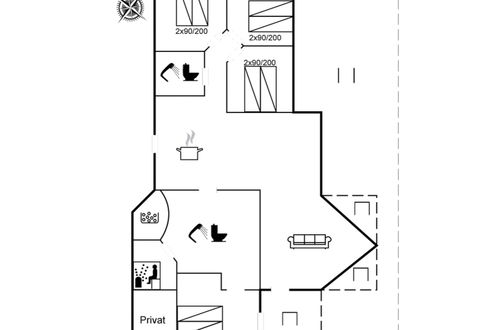 Foto 2 - Casa de 4 quartos em Hirtshals com terraço e sauna