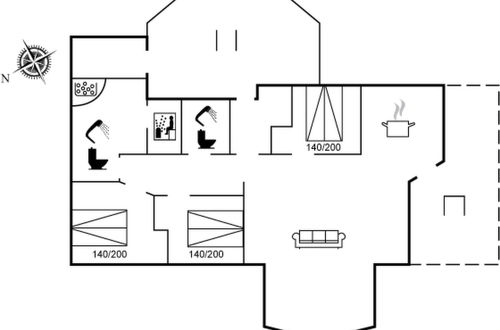 Photo 21 - Maison de 3 chambres à Harrerenden avec terrasse et sauna