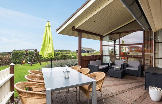 Casa con 3 camere da letto a Vinderup con terrazza e sauna - Foto 16