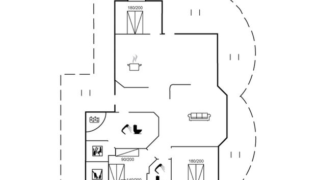 Casa con 3 camere da letto a Vinderup con terrazza e sauna - Foto 2