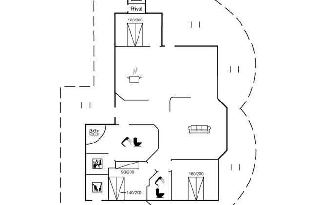 Casa con 3 camere da letto a Vinderup con terrazza e sauna - Foto 2