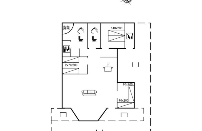 Casa de 3 quartos em Ålbæk com terraço e sauna - Foto 2