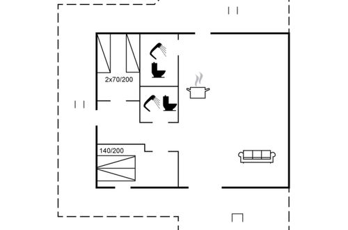 Photo 2 - Maison de 2 chambres à Rødvig Stevns avec terrasse