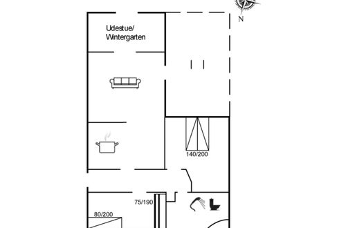 Foto 15 - Haus mit 2 Schlafzimmern in Jerup mit terrasse