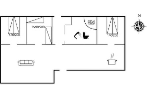 Foto 25 - Casa con 3 camere da letto a Hals con terrazza