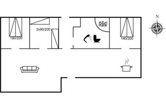 Foto 2 - Casa de 3 quartos em Hals com terraço