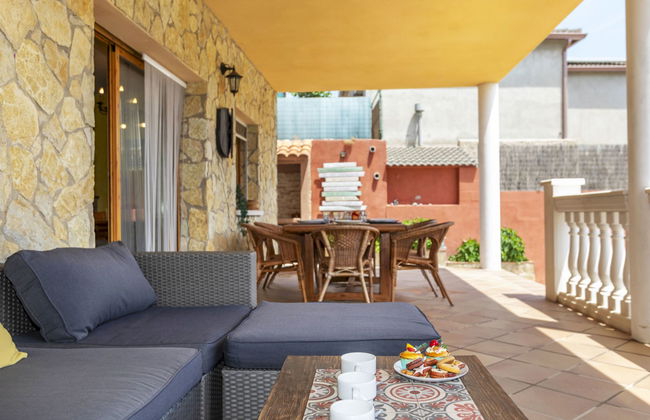 Casa de 5 quartos em Maçanet de la Selva com piscina privada e jardim - Foto 22