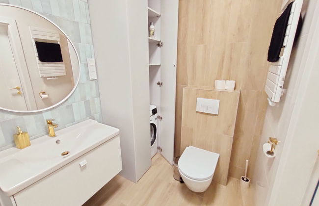 Apartamento de 1 quarto em Kołobrzeg com piscina e sauna - Foto 29
