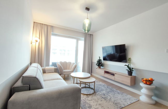 Apartamento de 1 quarto em Kołobrzeg com piscina e sauna - Foto 1