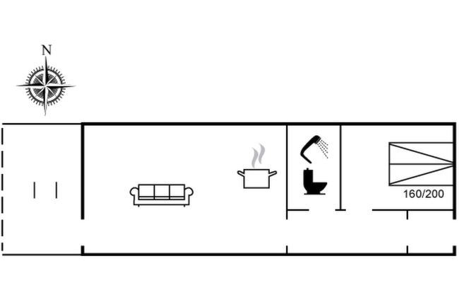 Apartamento de 1 quarto em Fanø Bad com piscina e terraço - Foto 2