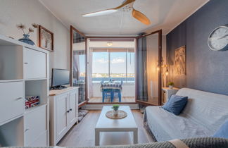 Foto 3 - Apartamento de 1 quarto em Le Barcarès com vistas do mar