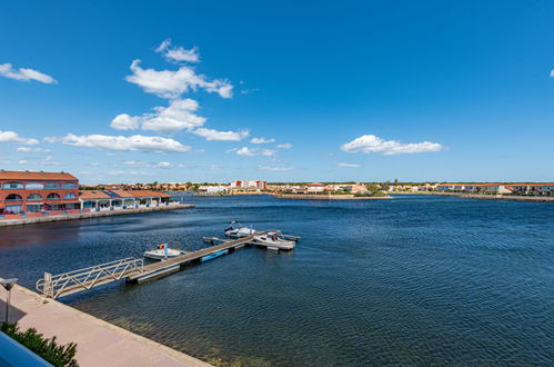 Foto 1 - Apartamento de 1 habitación en Le Barcarès con vistas al mar