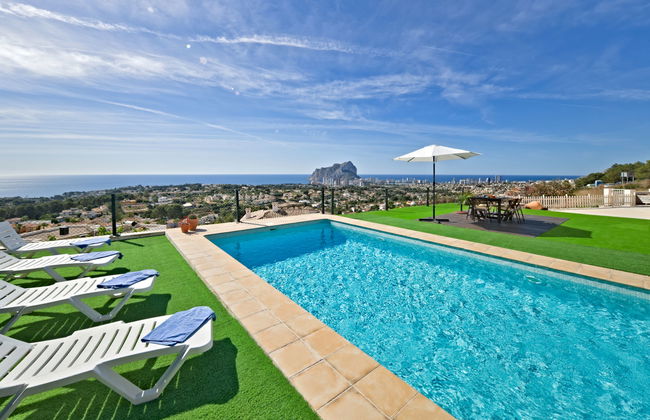 Casa de 4 quartos em Calp com piscina privada e jardim - Foto 23