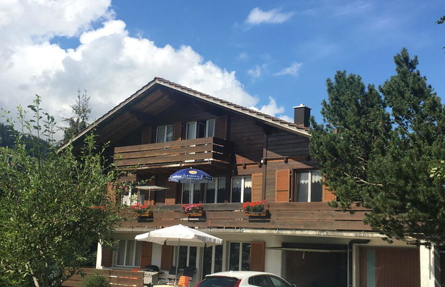 Apartamento de 2 quartos em Adelboden com jardim - Foto 1