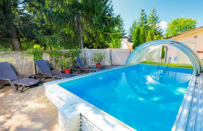 Casa de 2 quartos em Balatonmáriafürdő com piscina privada e jardim - Foto 29
