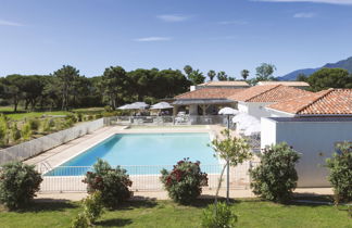 Foto 3 - Apartamento em Poggio-Mezzana com piscina e vistas do mar