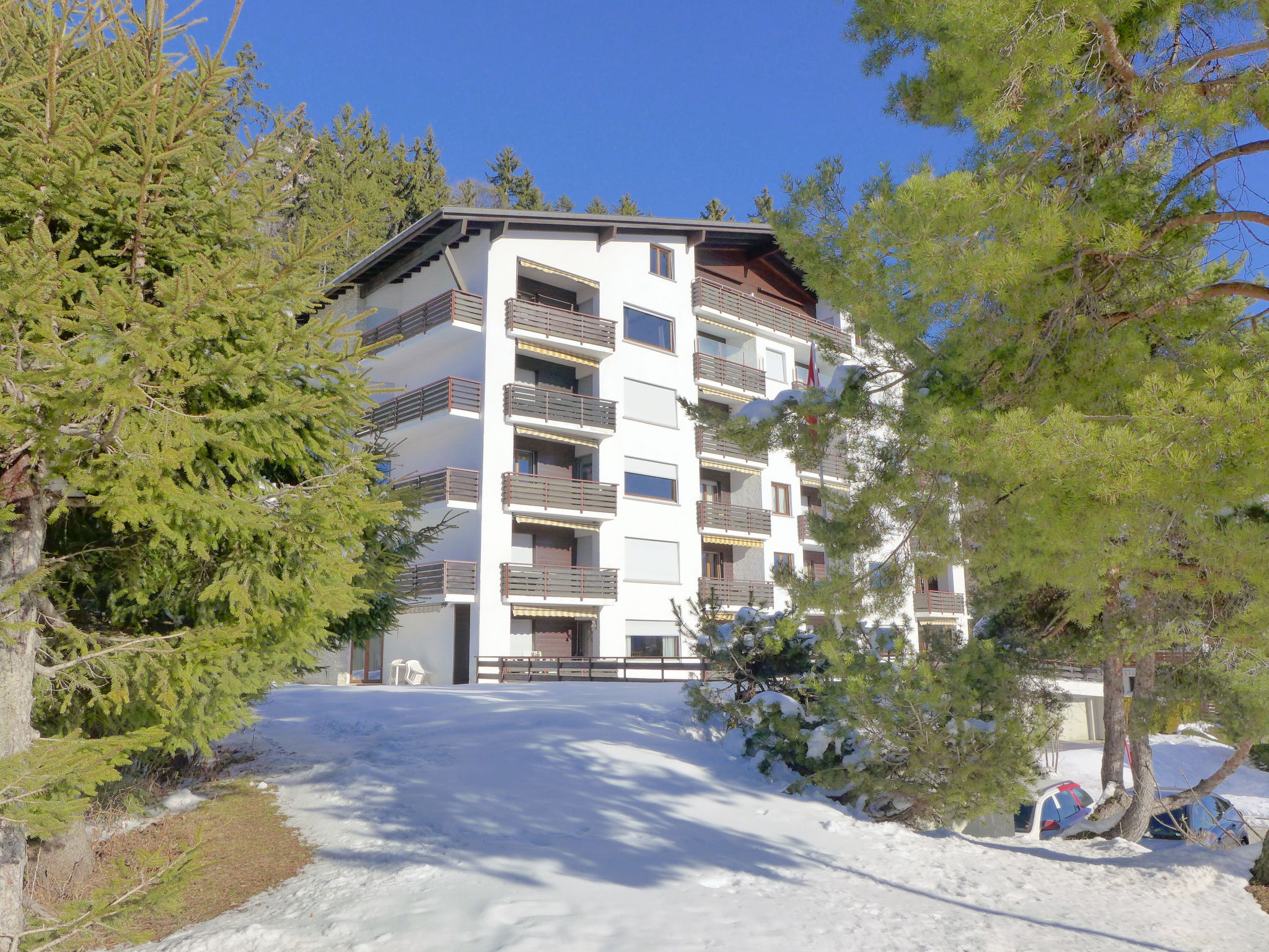 Foto 25 - Apartamento de 2 habitaciones en Crans-Montana con vistas a la montaña