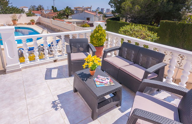 Casa de 3 quartos em Calp com piscina privada e jardim - Foto 20