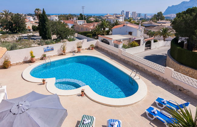 Casa de 3 quartos em Calp com piscina privada e jardim - Foto 13