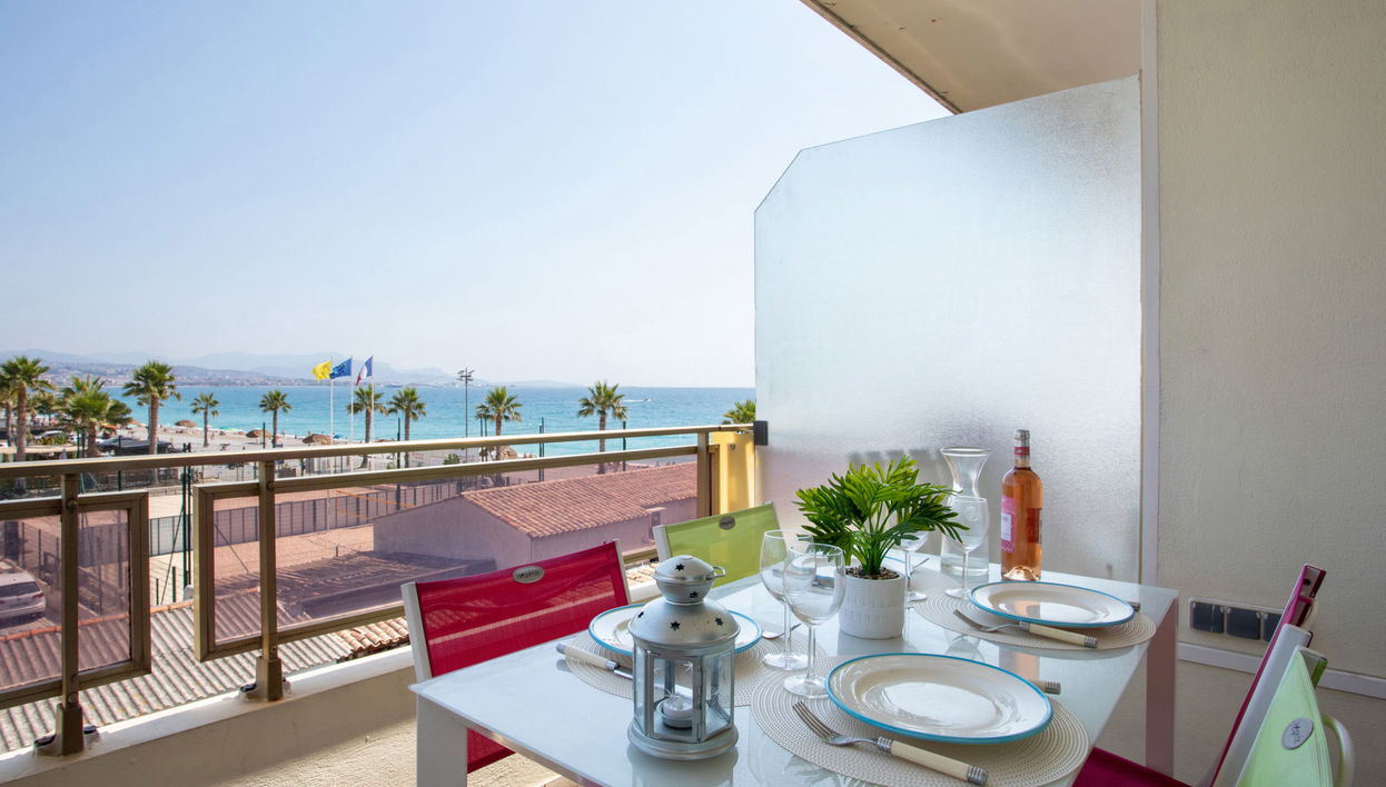 Appartamento con 1 camera da letto a Villeneuve-Loubet con giardino e terrazza - Foto 1