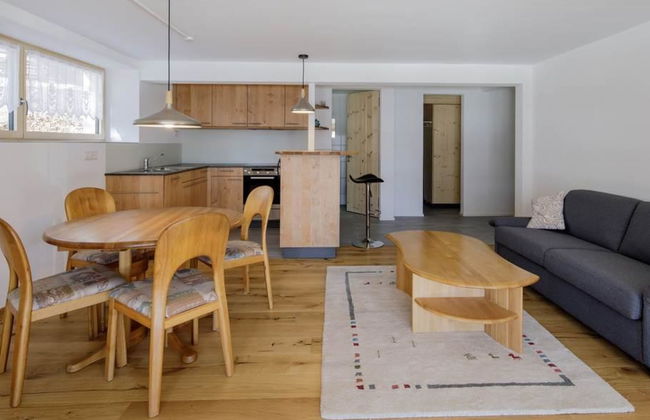 Apartamento de 1 quarto em Lantsch/Lenz com jardim - Foto 3