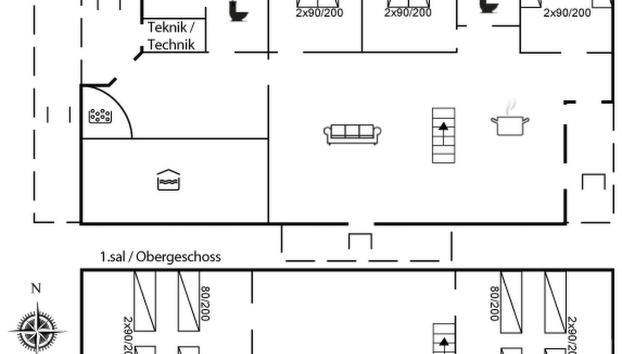 5 bedroom House in Henne with private pool and terrace - Photo 2