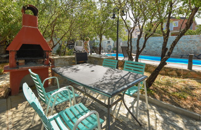 Appartamento con 3 camere da letto a Karlobag con piscina e terrazza - Foto 22