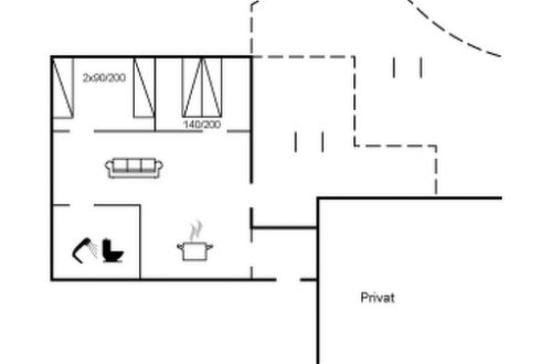Foto 24 - Casa de 3 habitaciones en Nexø con terraza