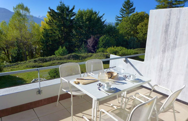 Apartamento de 1 quarto em Crans-Montana com piscina e sauna - Foto 1