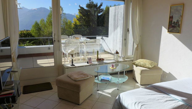 Apartamento de 1 quarto em Crans-Montana com piscina e sauna - Foto 2