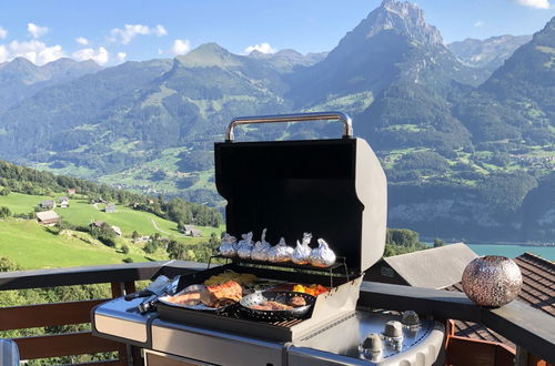 Foto 1 - Appartamento con 3 camere da letto a Amden con terrazza e vista sulle montagne