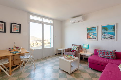 Foto 4 - Apartamento de 1 quarto em Carqueiranne com terraço e vistas do mar